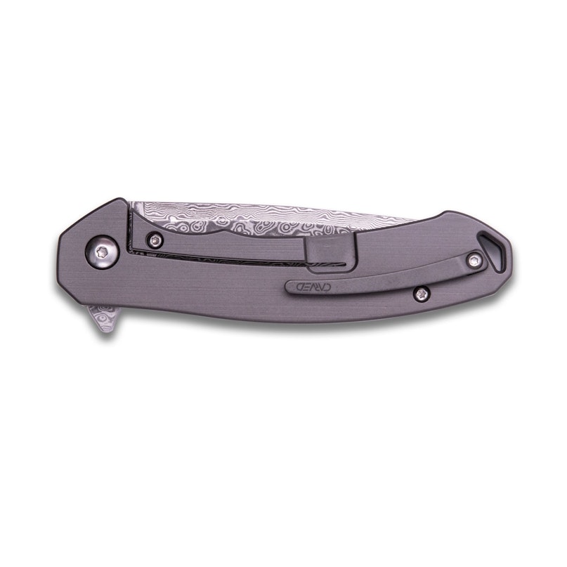 damascus edc pocket knife 4